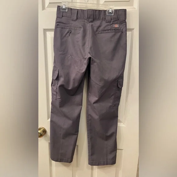 Men's Dickies Gray Cargo Pants - Picture 2 of 3